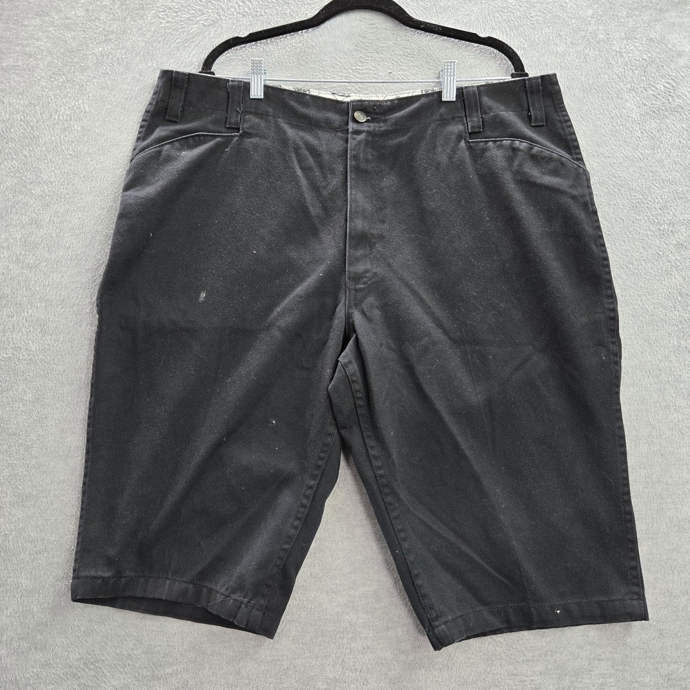 VINTAGE‎ Ben Davis Men Shorts 42 Black Twill Logo Work USA